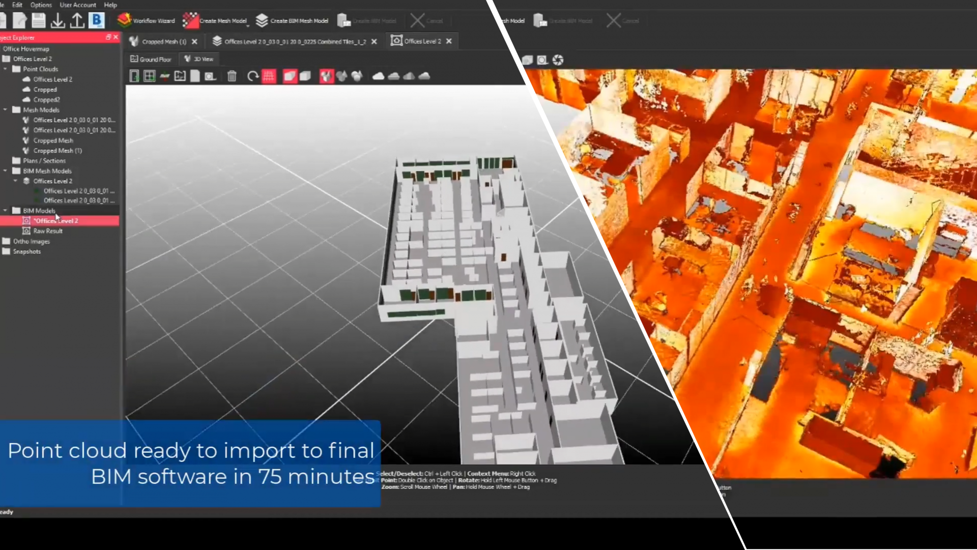 應用 Emesent Hovermap 實現 Scan to BIM