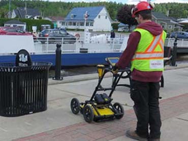 透地雷達用於評估淹水災害