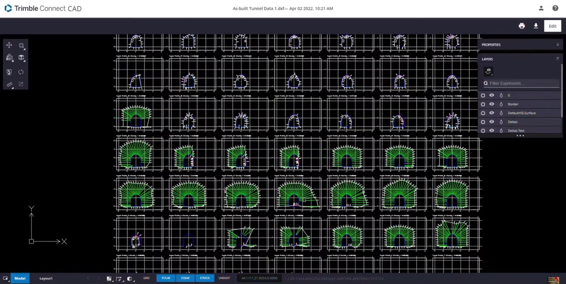 進階應用：點雲掃描技術為隧道提供全面的差異比對分析