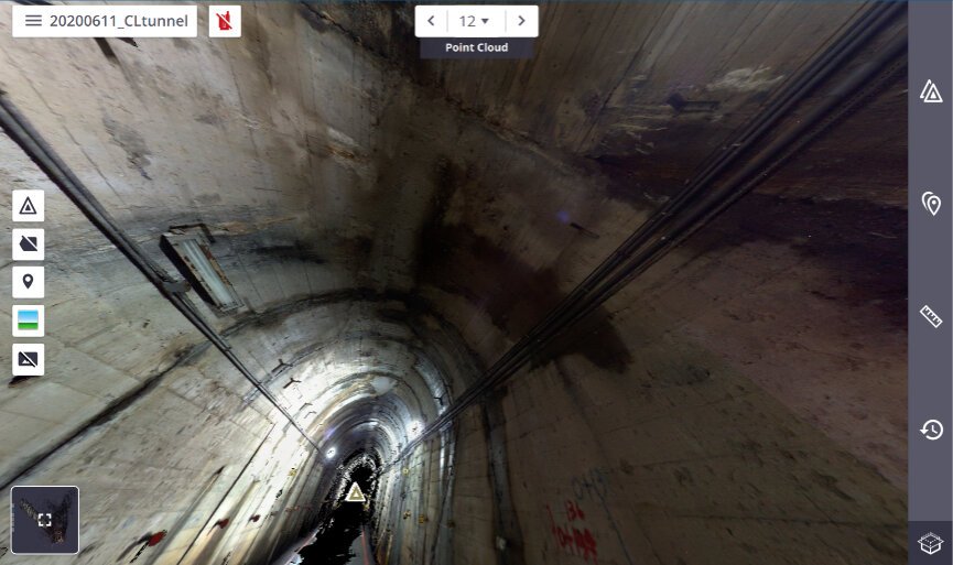 Trimble X7雷射掃描儀-橫嶺山隧道斷面與裂隙監測