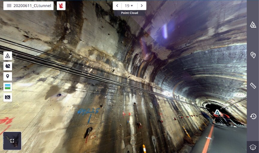 Trimble X7雷射掃描儀-橫嶺山隧道斷面與裂隙監測