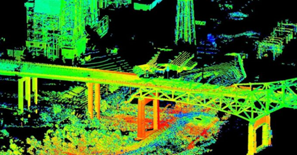 長距離雷射掃描應用-橋梁監測