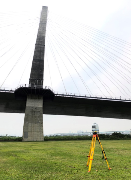 長距離雷射掃描應用-橋梁監測