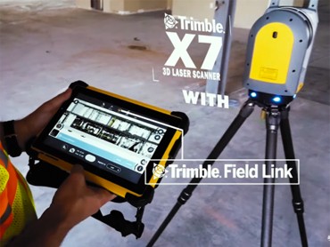 Trimble X7 with FieldLink - 於現場結合點雲與 BIM 模型