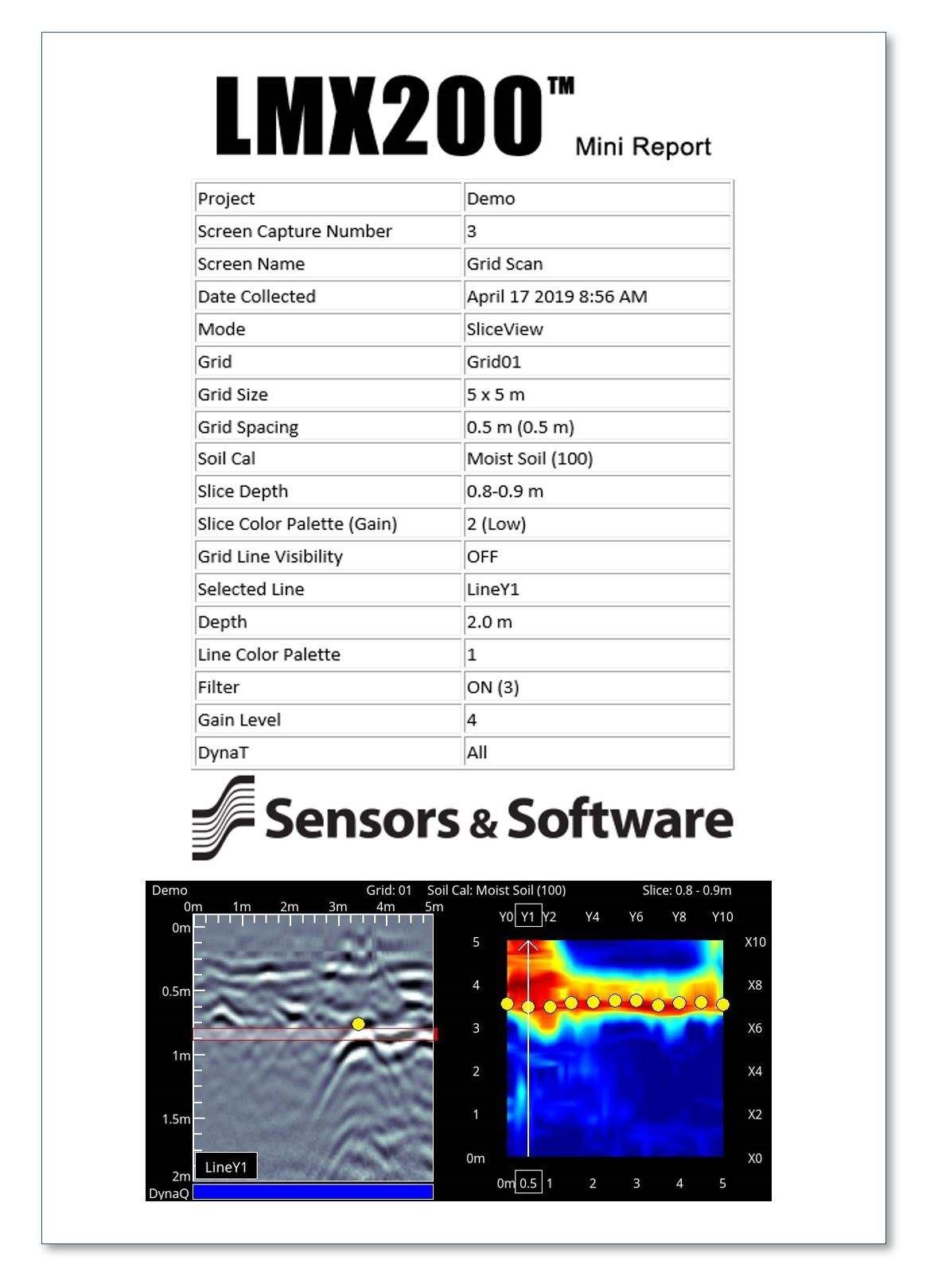 Sensor ＆ Software LMX200 透地雷達