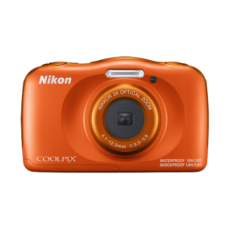 Nikon W150 簡易10米防水防塵低衝擊可耐 攝相機(橘) - 【專業工程記錄】