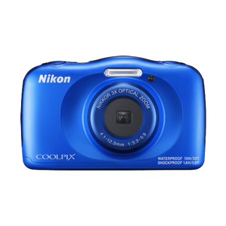 Nikon W150 簡易10米防水防塵低衝擊可耐 攝相機(藍) - 【專業工程記錄】